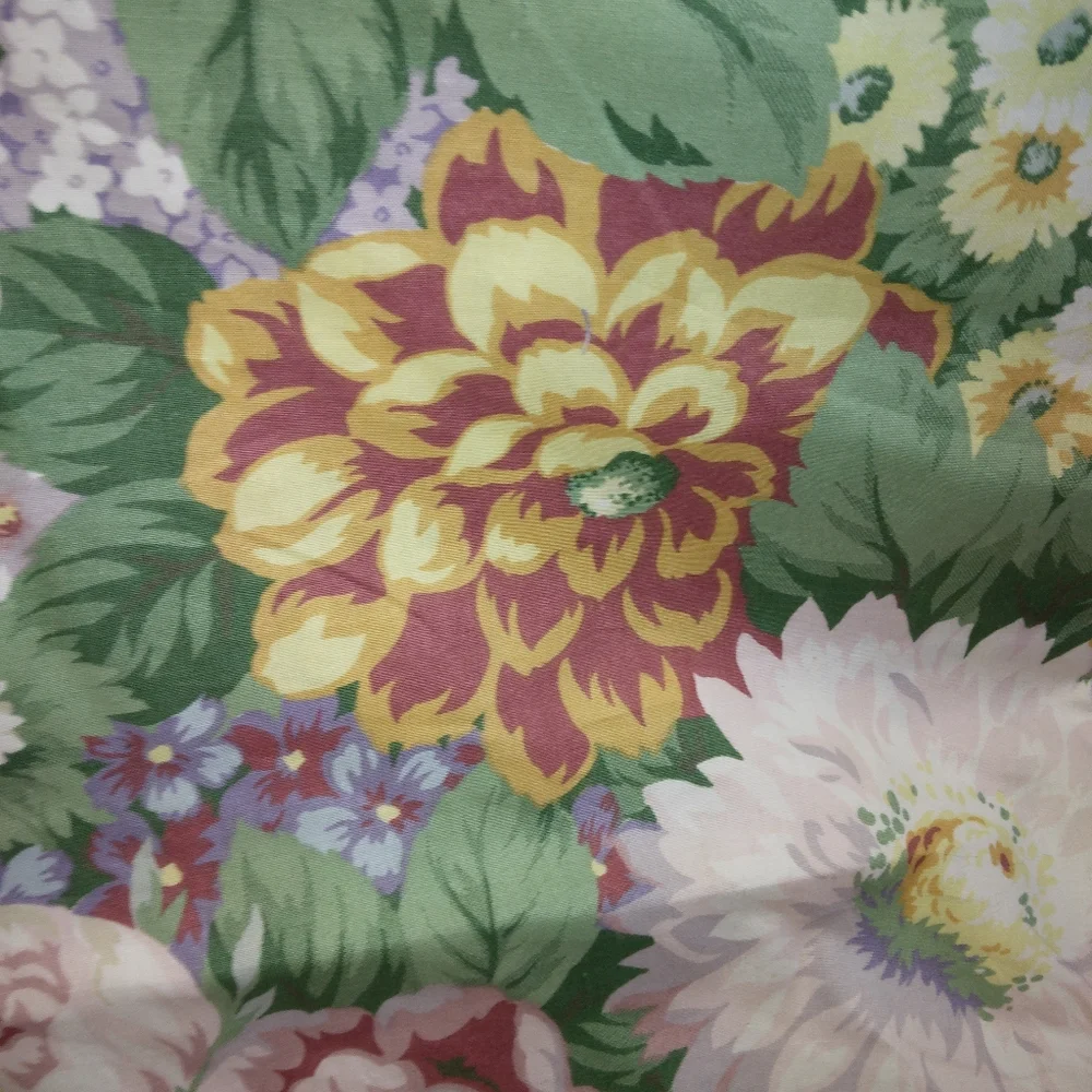 FABRIC Large Floral Light Upholstery fabric Jay Yang Designs, 5 yd
